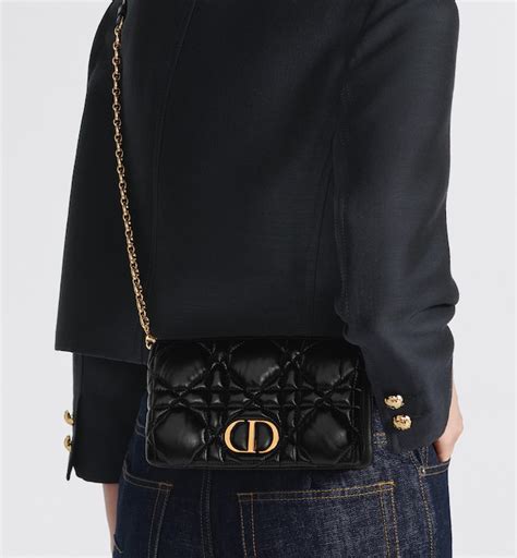 dior caro macrocannage mini bag|Dior caro macrocannage pouch.